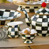 Courtly Check Enamel Little Sugar Bowl by MacKenzie-Childs