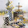 Royal Check Enamel Two Tier Sweet Stand by MacKenzie-Childs