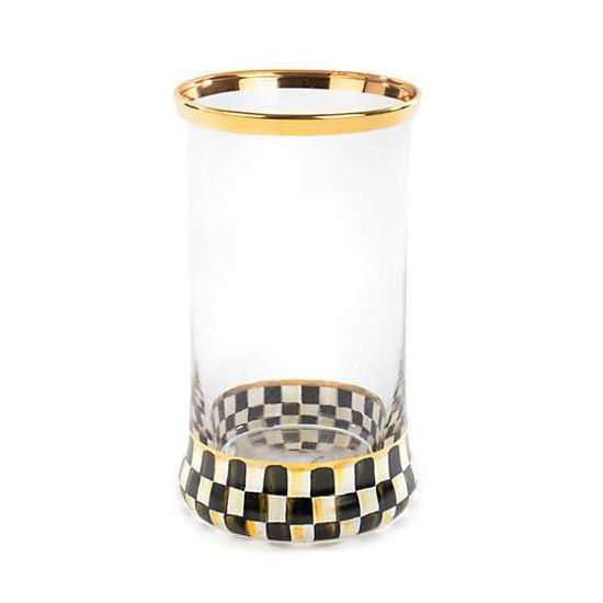 Courtly Check Highball Glass by MacKenzie-Childs