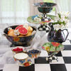 Flower Market Small Compote - Black by MacKenzie-Childs