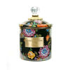 Flower Market Small Canister - Black by MacKenzie-Childs