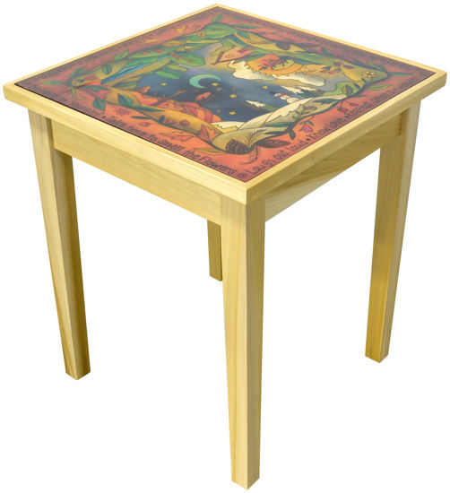 Serene Seasons Glass End Table by Sincerely, Sticks