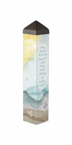 Peace and Calm 20" Art Pole by Studio M