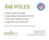 Peace and Calm 20" Art Pole by Studio M