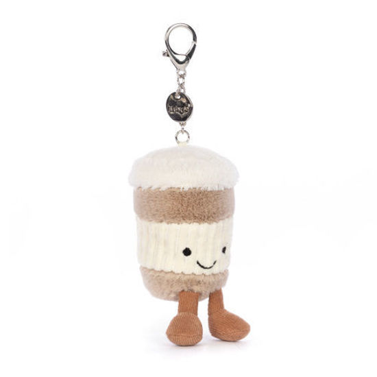 Amuseable Coffee-To-Go Bag Charm by Jellycat