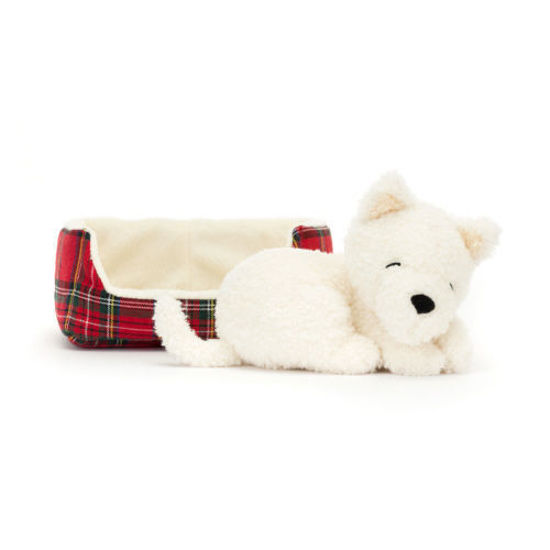 Napping Nipper Westie by Jellycat