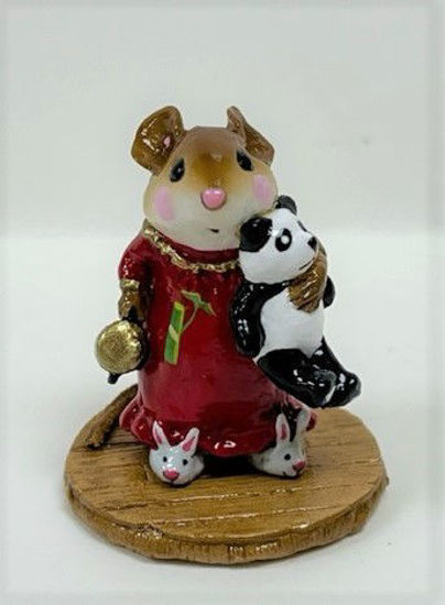 Mousey's Bunny Slippers M-218 (Red w/Bamboo Special) By Wee Forest Folk®