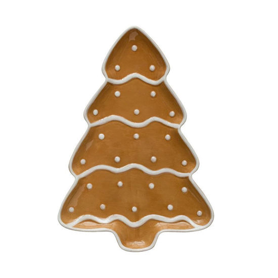 Gingerbread Tree Shaped Platter by Creative Co-op