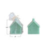 Mint Color House Shaped Candle by Creative Co-op