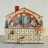 Winter Scene House Advent Calendar with LED by Creative Co-op