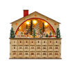 Winter Scene House Advent Calendar with LED by Creative Co-op