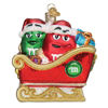 M&M's In Sleigh Ornament by Old World Christmas