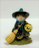Little Witch with Lantern M-583sw (Moon Gold Glitter) by Wee Forest Folk®