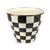 Courtly Check Enamel Garden Pot - Extra Large by MacKenzie-Childs