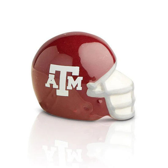 Texas A&M Helmet Mini by Nora Fleming