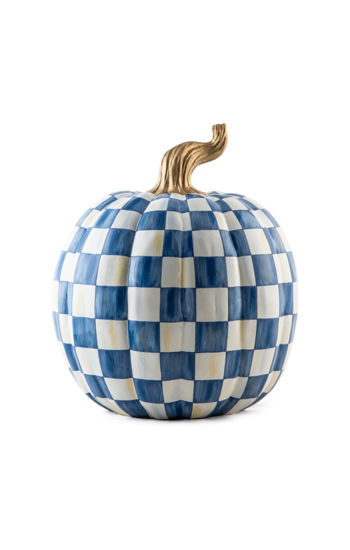 Royal Check Pumpkin - Large by MacKenzie-Childs
