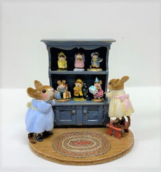 Annette's Birthday Collector's Curio M-674 (Custom Blue) By Wee Forest Folk®