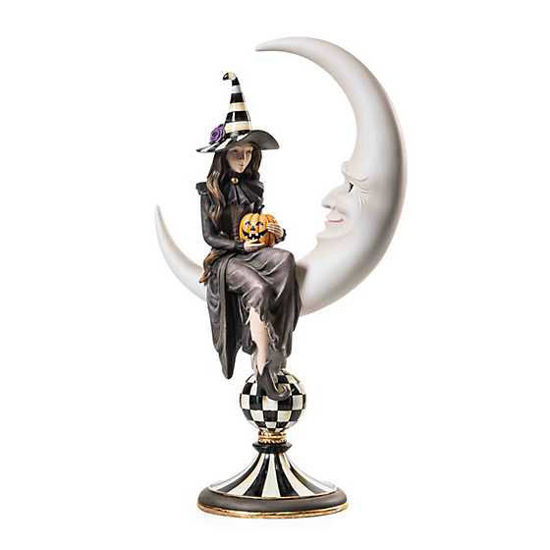 Spellbound Witch & Moon Figure by MacKenzie-Childs