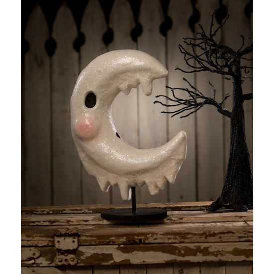 Ghostly Moon Paper Mache by Bethany Lowe Designs