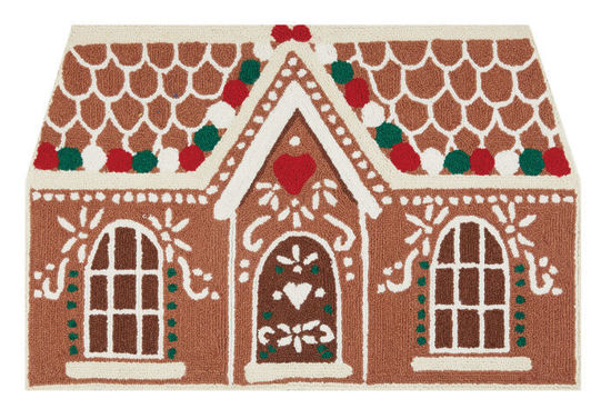 Gingerbread House w/Candycane Rug by Peking Handicraft