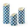 Royal Check Flicker 5" Pillar Candle by MacKenzie-Childs