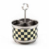 Supper Club Flatware Caddy - Courtly Check by MacKenzie-Childs