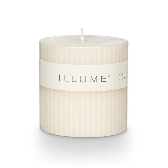 Winter White Pillar Candle Small by Illume