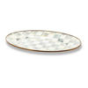 Sterling Check Enamel Oval Platter - Small by MacKenzie-Childs