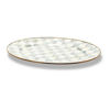 Sterling Check Enamel Oval Platter - Large by MacKenzie-Childs