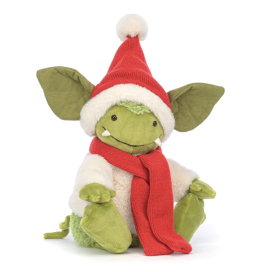 Christmas Grizzo by Jellycat