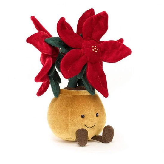 Amuseable Poinsettia (2023) by Jellycat