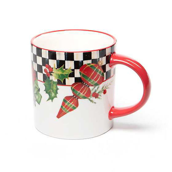 Deck the Halls Mugs - Set of 4 by MacKenzie-Childs