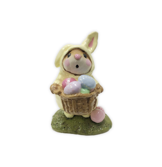 Easter Bunny Mouse M-082 (Yellow) by Wee Forest Folk®