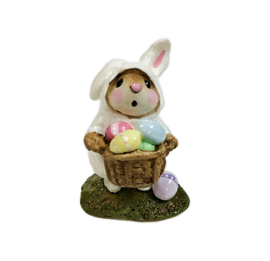 Easter Bunny Mouse M-082 (White) by Wee Forest Folk®