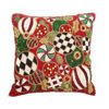 Jolly Ornaments Pillow by MacKenzie-Childs