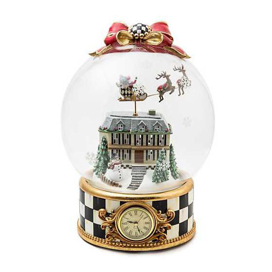 Christmas Magic Globe Clock by MacKenzie-Childs