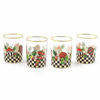 Deck the Halls Glass Tumblers - Set of 4 by MacKenzie-Childs