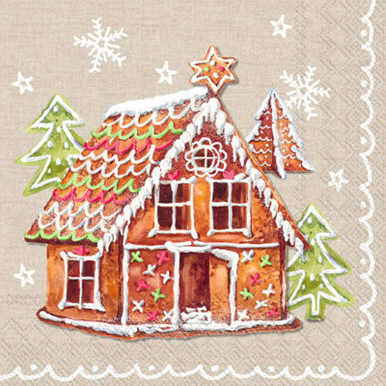 Gingerbread Valley Luncheon Napkins by Boston International