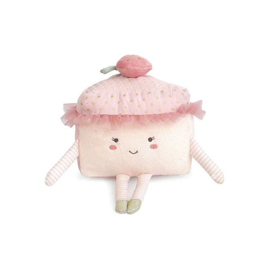 Frenchie Cake Slice Plush Toy by Mon Ami