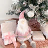 Pink Santa Plush Shelf Sitter by Mon Ami