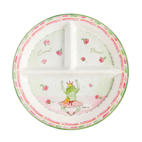 Bravo! Encore! Round Sectioned Plate by Baby Cie