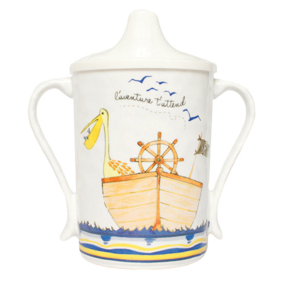 L'aventure Attend 'Adventure Awaits' Sippy Cup by Baby Cie