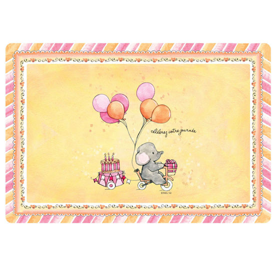 Celebrer Votre Journee 'Celebrate Your Day' Rectangle Placemat by Baby Cie