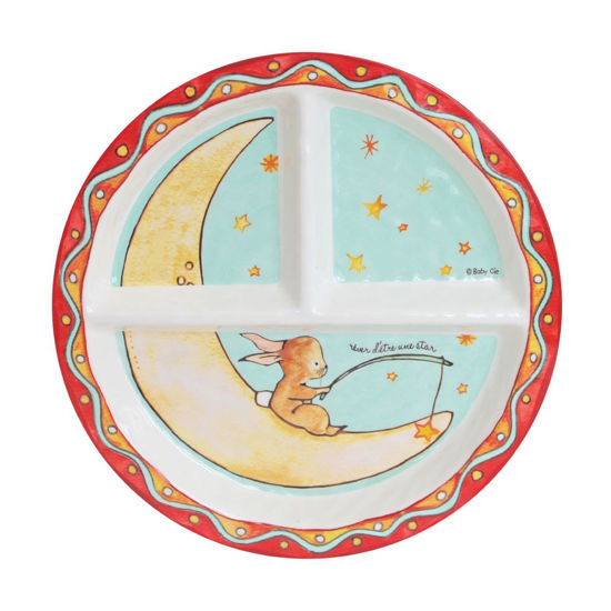 Rever D'etre Une Star 'Wish on a Star' Round Sectioned Plate by Baby Cie