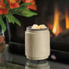Natural Linen Flip Dish Wax Warmer by Candle Warmer