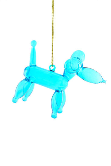 Blue Balloon Poodle Ornament by Cody Foster