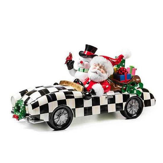 Granny Kitsch Special Delivery Santa in Car Trophy by MacKenzie-Childs