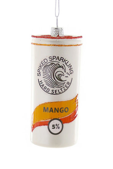 Mango Spiked Seltzer Ornament by Cody Foster