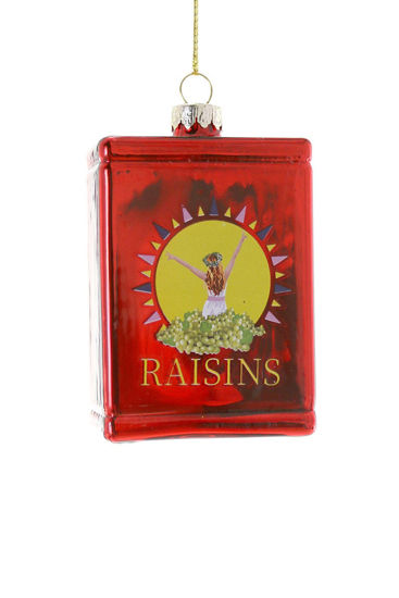 Box of Raisins Ornament by Cody Foster