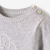 Elephant Knit Jumpsuit w/hat Grey by Elegant Baby